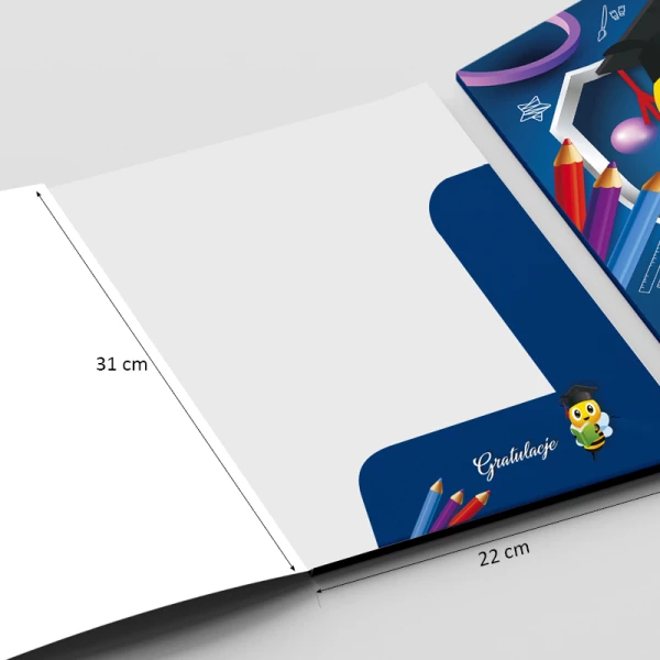 Teczka na dyplom i świadectwo ukończenia 1 klasy