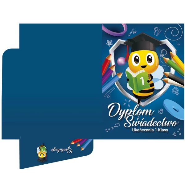 Teczka na dyplom i świadectwo ukończenia 1 klasy