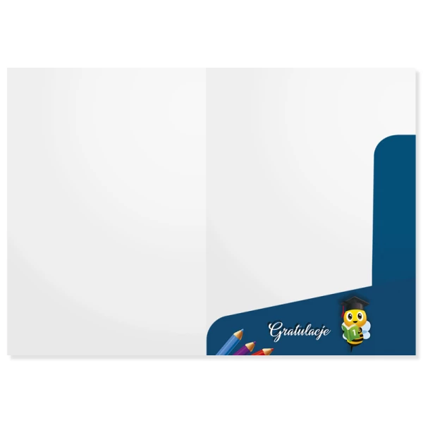 Teczka na dyplom i świadectwo ukończenia 1 klasy