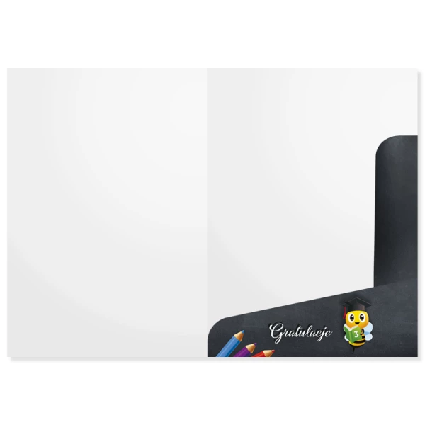 Teczka na dyplom i świadectwo ukończenia 3 klasy