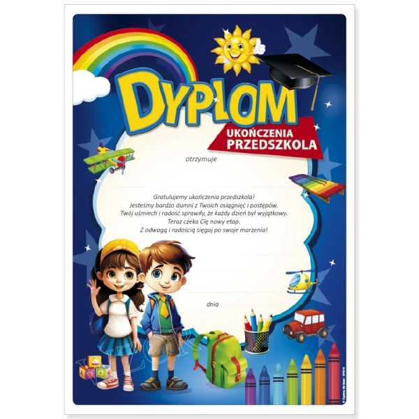 Dyplom Ukończenia Przedszkola