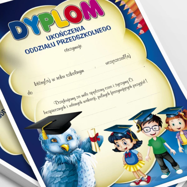 Dyplom Ukończenia Oddziału Przedszkolnego