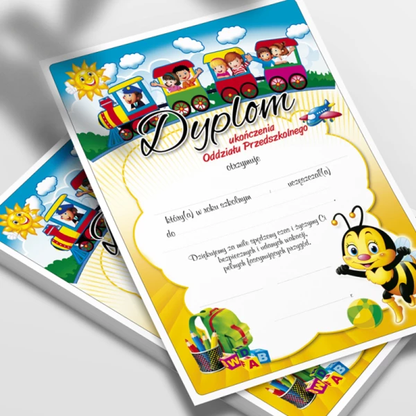Dyplom Ukończenia Oddziału Przedszkolnego