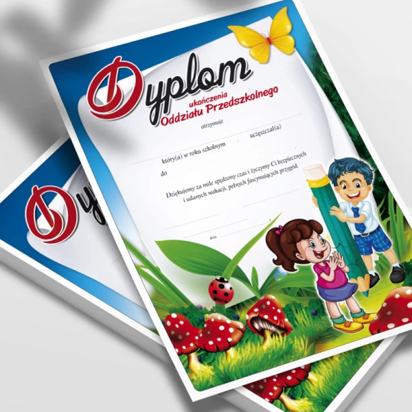 Dyplom Ukończenia Oddziału Przedszkolnego