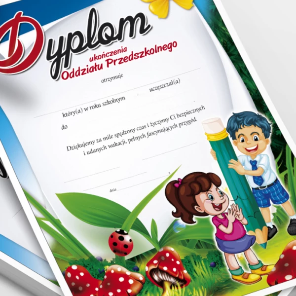 Dyplom Ukończenia Oddziału Przedszkolnego