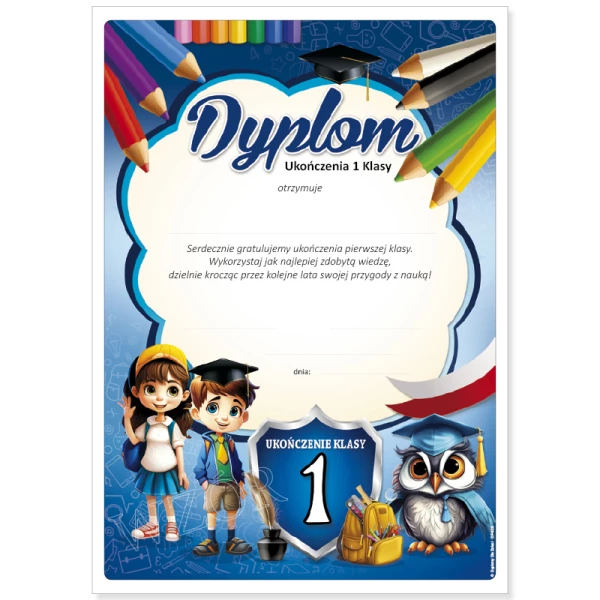Dyplom Ukończenia 1 klasy