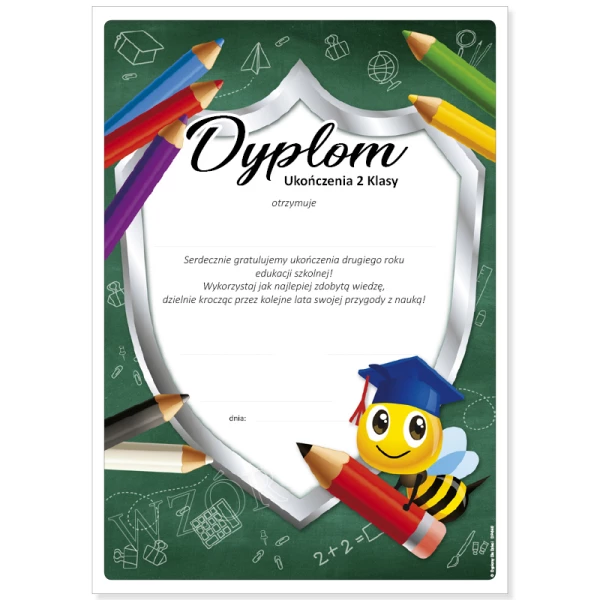 Dyplom Ukończenia 2 klasy