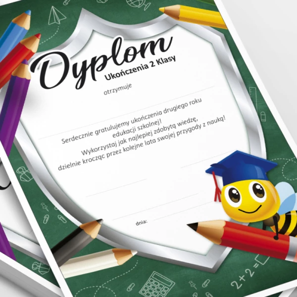 Dyplom Ukończenia 2 klasy