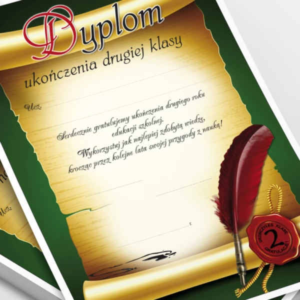 Dyplom Ukończenia 2 klasy