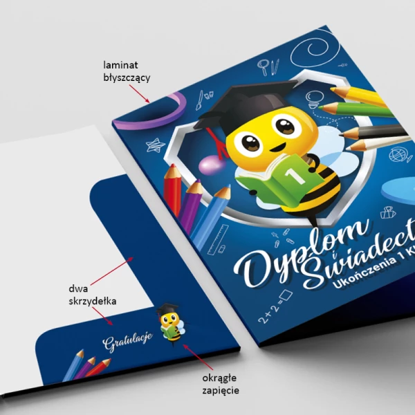 Dyplom Ukończenia 1 Klasy + Teczka