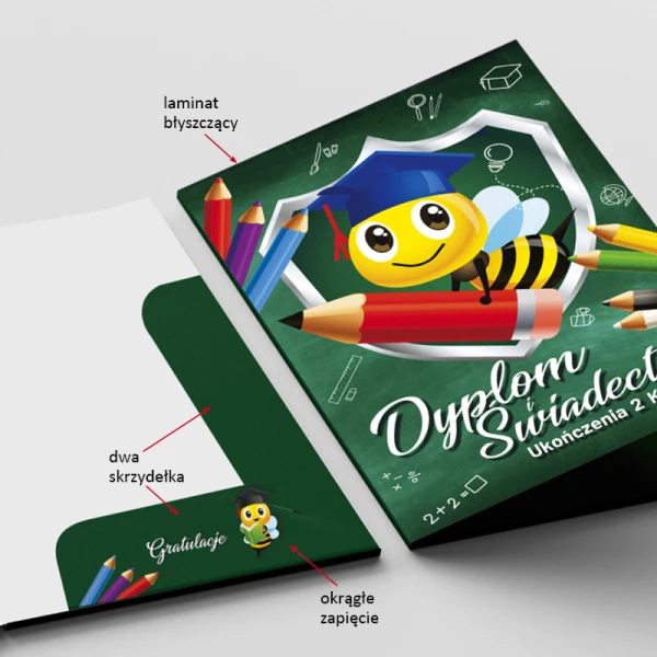 Dyplom Ukończenia 2 Klasy + Teczka