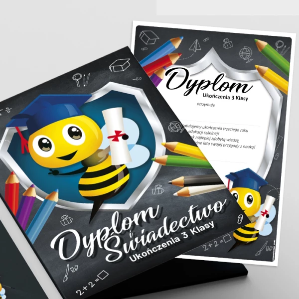 Dyplom Ukończenia 3 Klasy + Teczka