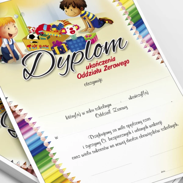 Dyplom Ukończenia Oddziału Zerowego