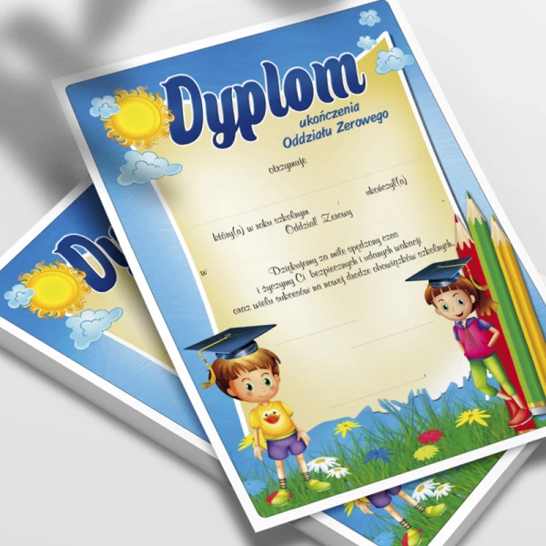 Dyplom Ukończenia Oddziału Zerowego