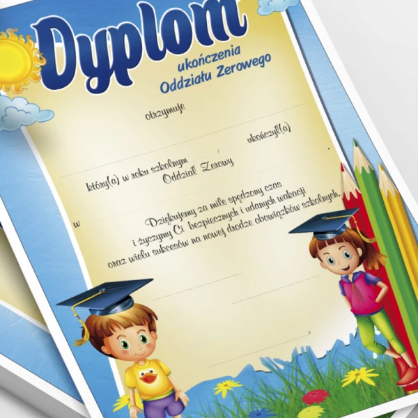 Dyplom Ukończenia Oddziału Zerowego