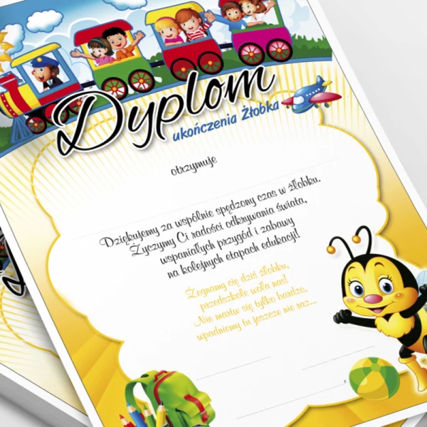 Dyplom Ukończenia Żłobka
