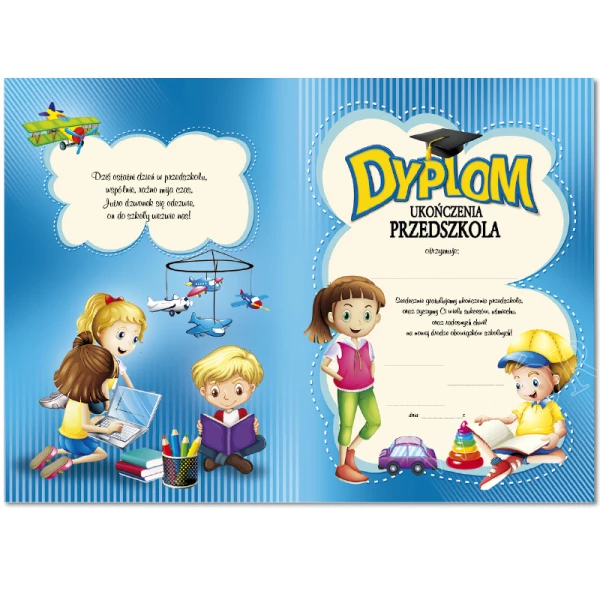 Dyplom Ukończenia Przedszkola A3