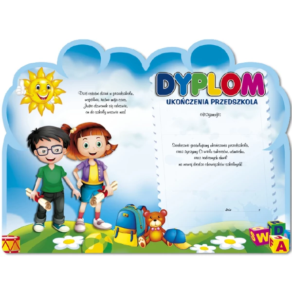 Dyplom Ukończenia Przedszkola