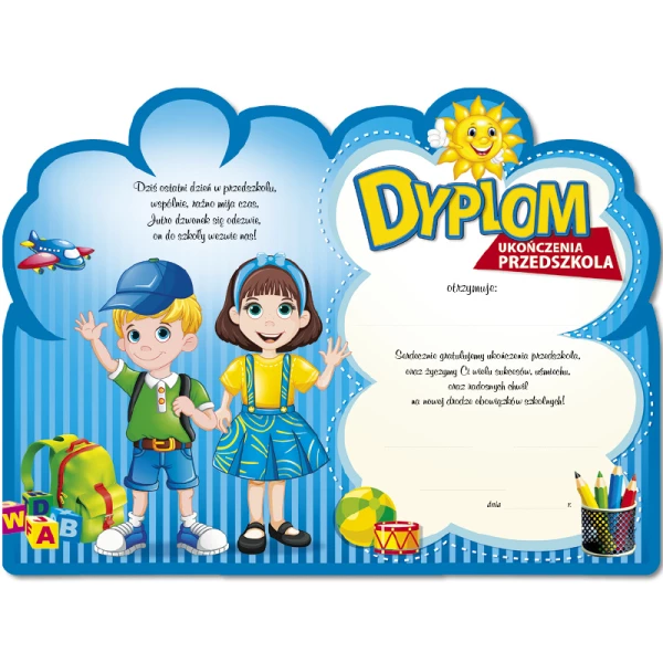Dyplom Ukończenia Przedszkola