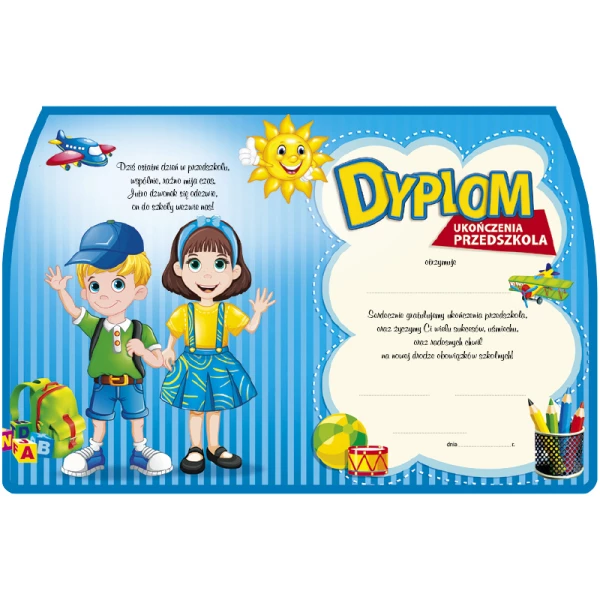 Dyplom Ukończenia Przedszkola