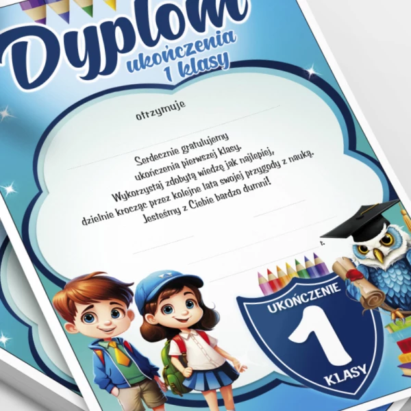 Dyplom Ukończenia 1 Klasy