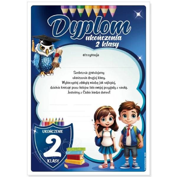 Dyplom Ukończenia 2 Klasy