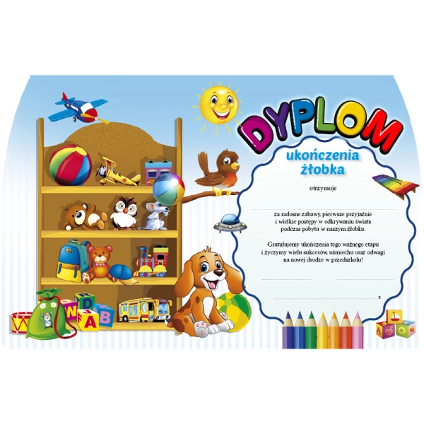 Dyplom Ukończenia Żłobka