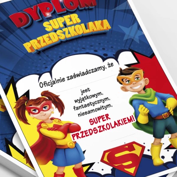 Dyplom Super Przedszkolaka