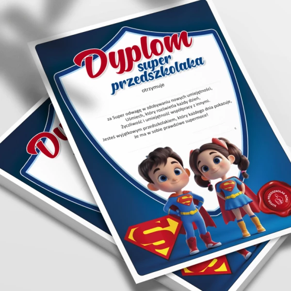 Dyplom Super Przedszkolaka