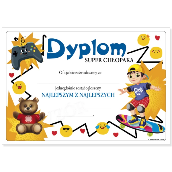 Dyplom Super Chłopaka