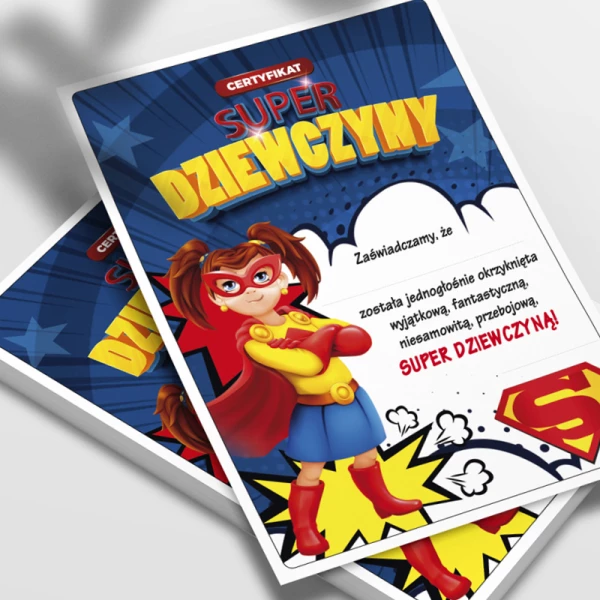 Certyfikat Super Dziewczyny