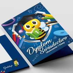 Teczka na dyplom i świadectwo ukończenia 1 klasy