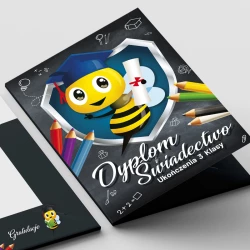 Teczka na dyplom i świadectwo ukończenia 3 klasy