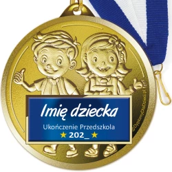 Medal Ukończenie Przedszkola - Personalizacja