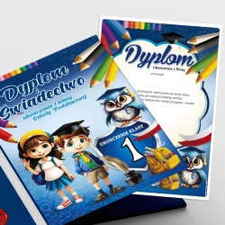 Dyplom Ukończenia 1 Klasy + Teczka