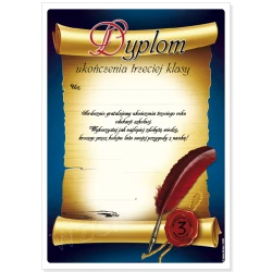 Dyplom Ukończenia 3 klasy