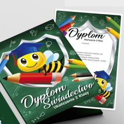 Dyplom Ukończenia 2 Klasy + Teczka