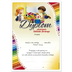 Dyplom Ukończenia Oddziału Zerowego