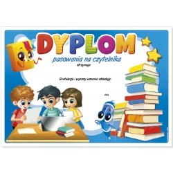 Dyplom Pasowanie na Czytelnika