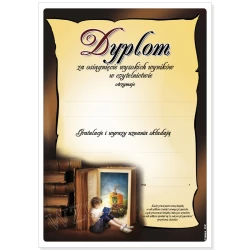 Dyplom za Osiągnięcia w Czytelnictwie
