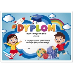Dyplom Wzorowego Ucznia - klon